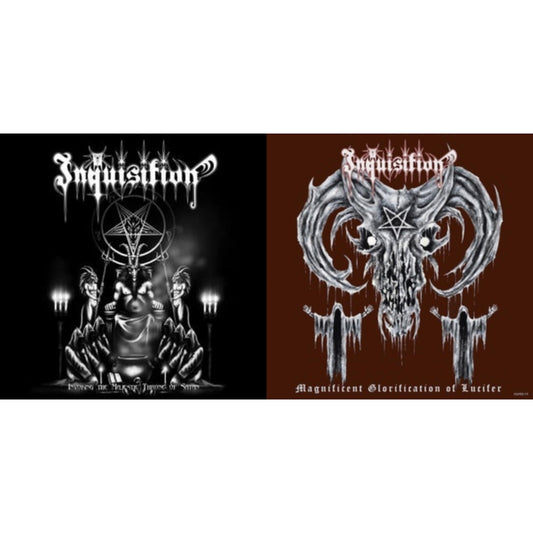 Invoking The Majestic Throne Of Satan (Purple LP Vinyl) & Magnificent Glorification Of Lucifer (Purple LP Vinyl)