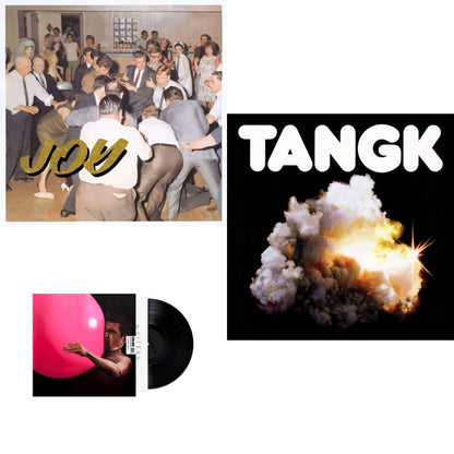 This is a 3 LP Vinyl SKU bundle.
1.This LP Vinyl is brand new.Format: LP VinylMusic Style: Post-PunkThis item's title is: Joy As An Act Of ResistanceArtist: IdlesLabel: PARTISAN RECORDSBarcode: 720841215813Release Date: 8/31/2018
2.This LP Vinyl is brand new.