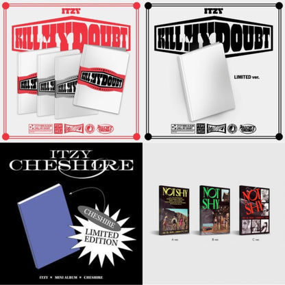This is a 4 CD SKU bundle.
1.This CD is brand new.Format: CDMusic Style: K-popThis item's title is: Kill My Doubt (Standard)Artist: ItzyLabel: JYP ENT.Barcode: 8809755505400Release Date: 7/31/2023
2.This CD is brand new.