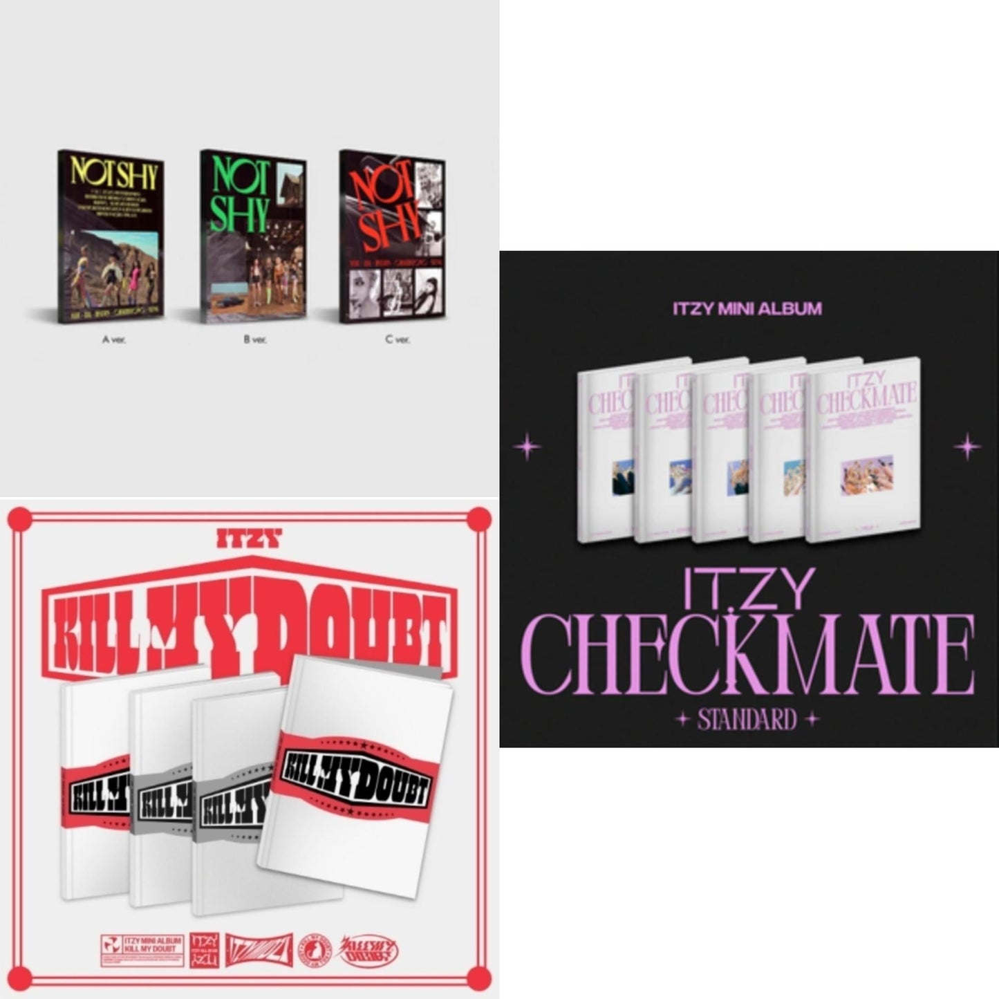Not Shy & Kill My Doubt (Standard) & Checkmate (Standard Edition)