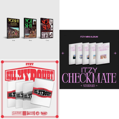 Itzy - Not Shy & Kill My Doubt (Standard) & Checkmate (Standard Edition) - CD Bundle
