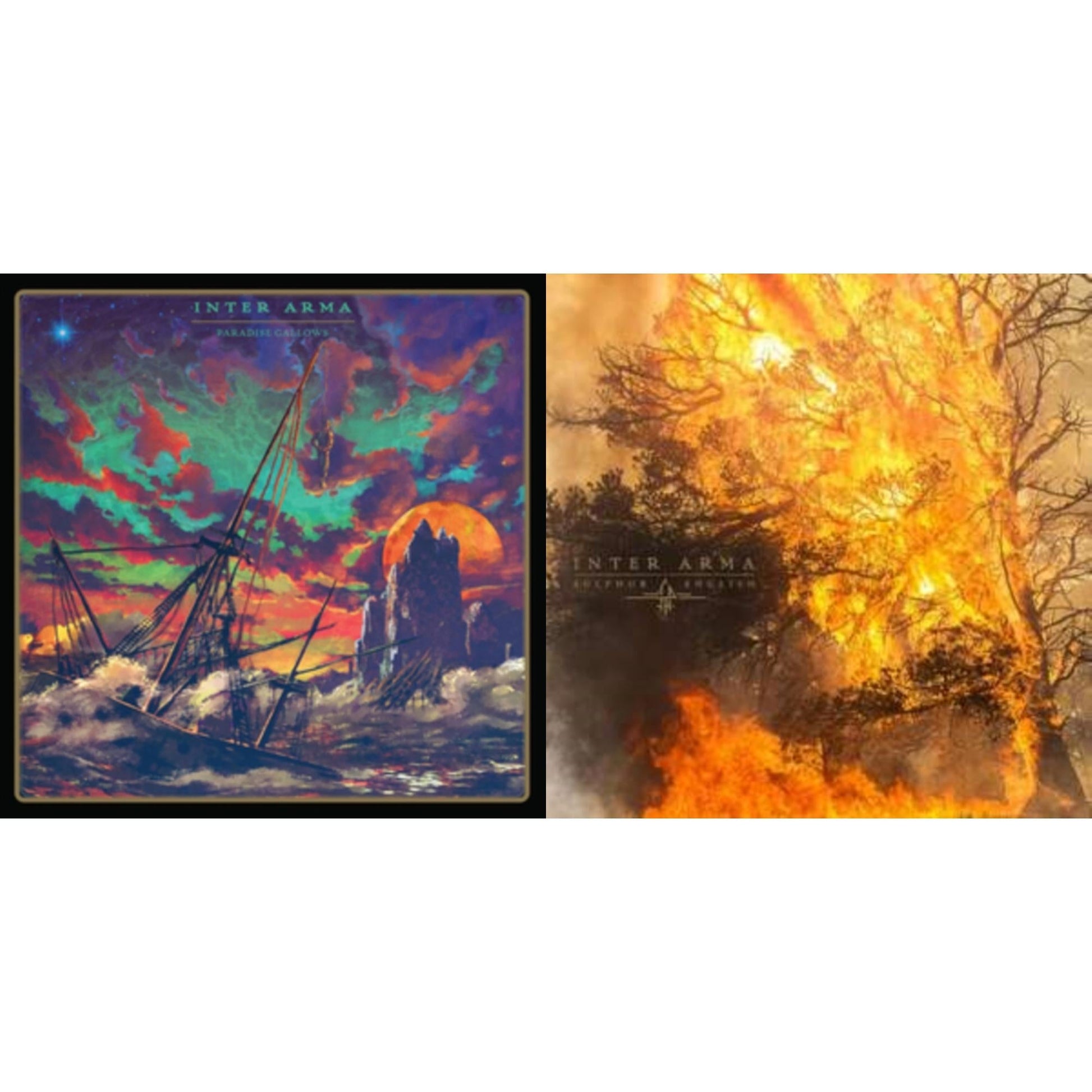 This is a 2 LP Vinyl SKU bundle.
1.This LP Vinyl is brand new.Format: LP VinylMusic Style: Doom MetalThis item's title is: Paradise Gallows (Mint Green & Grimace Purple Galaxy Merge Vinyl/2LP)Artist: Inter ArmaLabel: RELAPSEBarcode: 781676511112Release Date: 9/22/2023
2.