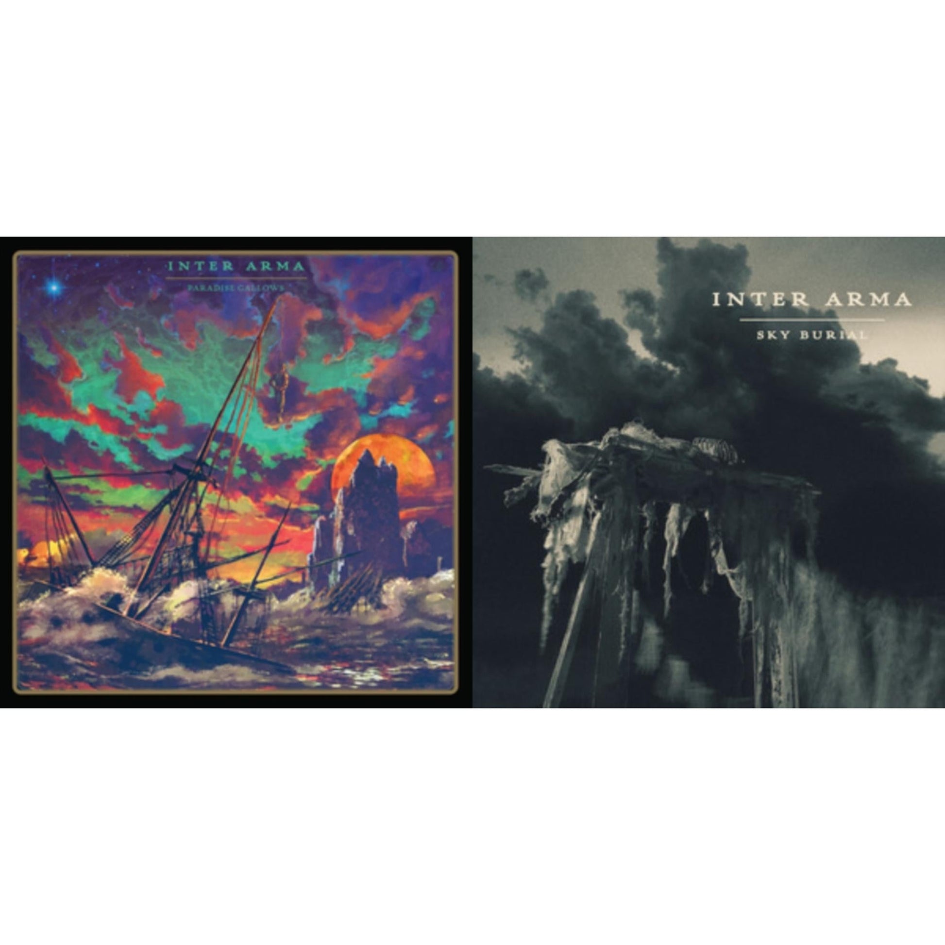 This is a 2 LP Vinyl SKU bundle.
1.This LP Vinyl is brand new.Format: LP VinylMusic Style: Doom MetalThis item's title is: Paradise Gallows (Mint Green & Grimace Purple Galaxy Merge Vinyl/2LP)Artist: Inter ArmaLabel: RELAPSEBarcode: 781676511112Release Date: 9/22/2023
2.