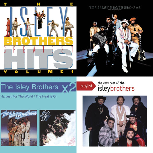 Isley Brothers Greatest Hits Vol.1 & 3 Plus 3 & Harvest For The World & Playlist: Very Best Of Isley Brothers