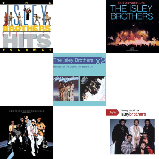 Isley Brothers Greatest Hits Vol.1 & 3 Plus 3 & Heat Is On & Go For Your Guns & Playlist: Very Best Of Isley Brothers