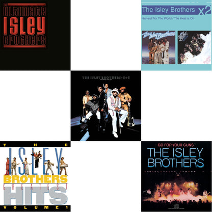 Ultimate Isley Brothers & Isley Brothers Greatest Hits Vol.1 & 3 Plus 3 & Heat Is On & Go For Your Guns
