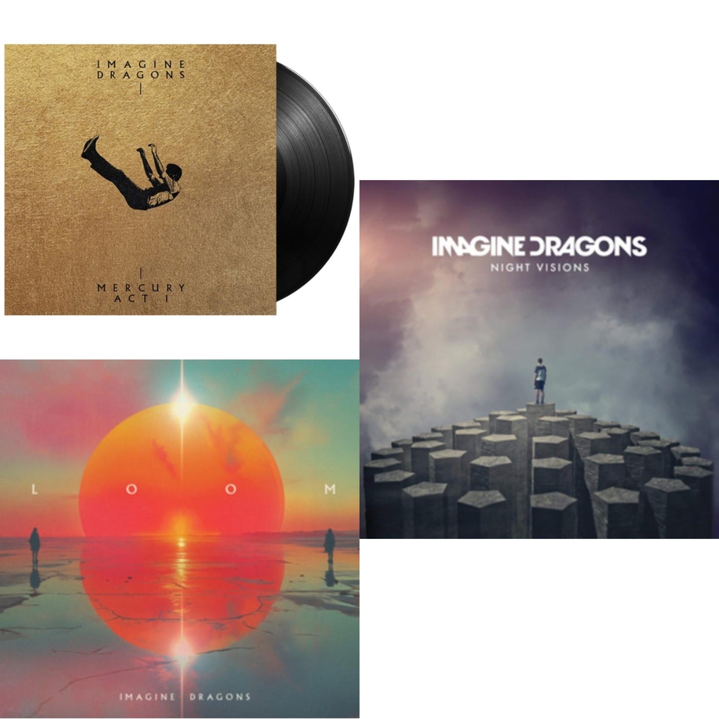 Mercury – Act 1 & Loom (Translucent Coke Bottle Green LP Vinyl) & Night Visions
