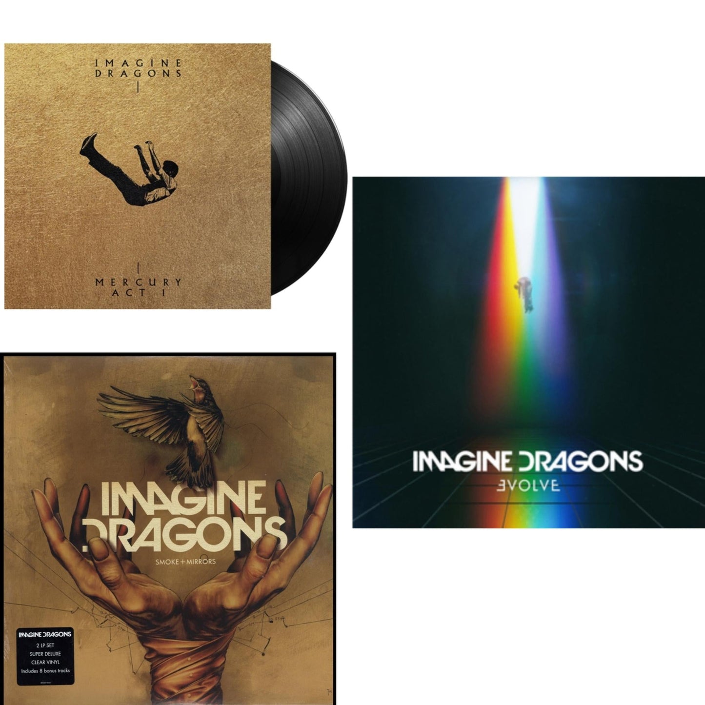 Mercury – Act 1 & Smoke + Mirrors (Deluxe Edition) & Evolve