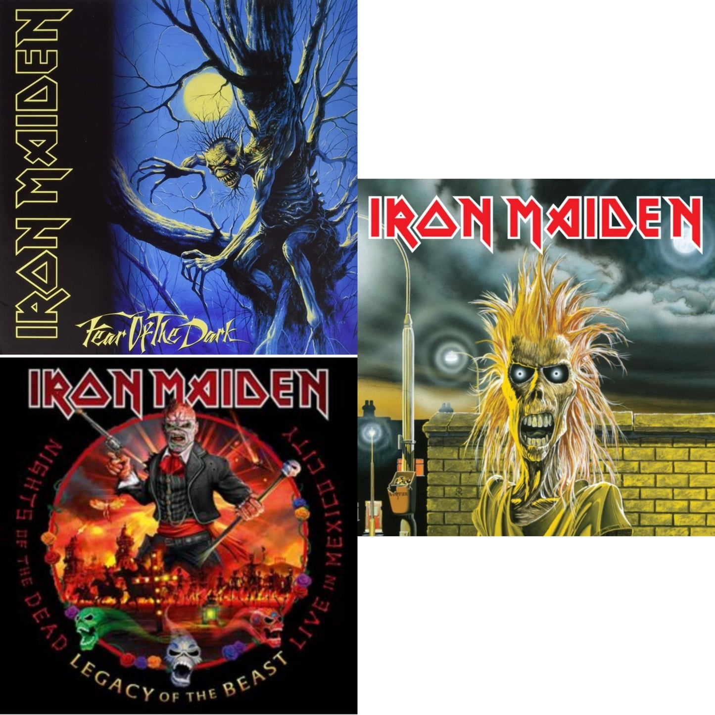 Fear Of The Dark & Nights Of The Dead, Legacy Of The Beast: Live In Mexico City (X) (3LP/180G) & Iron Maiden (2015 Remaster)