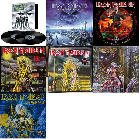 Flight 666 & Brave New World & Nights Of The Dead, Legacy Of The Beast: Live In Mexico City (X) (3LP/180G) & Killers (180G/2015 Remaster) & Iron Maiden (2015 Remaster) & Somewhere In Time & Live After Death