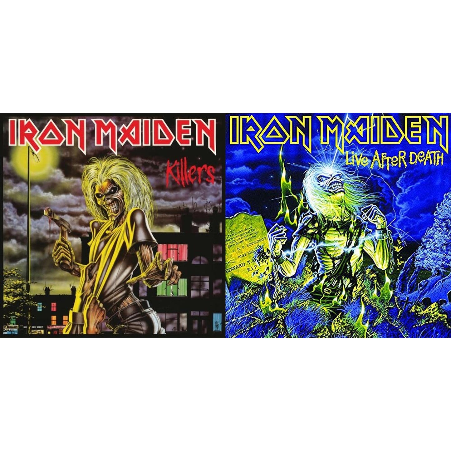This is a 2 LP Vinyl SKU bundle.
1.This LP Vinyl is brand new.Format: LP VinylMusic Style: Hard RockThis item's title is: KillersArtist: Iron MaidenLabel: SANCTUARY RECORDS (BMG)Barcode: 881034112507Release Date: 10/14/2014
2.This LP Vinyl is brand new.