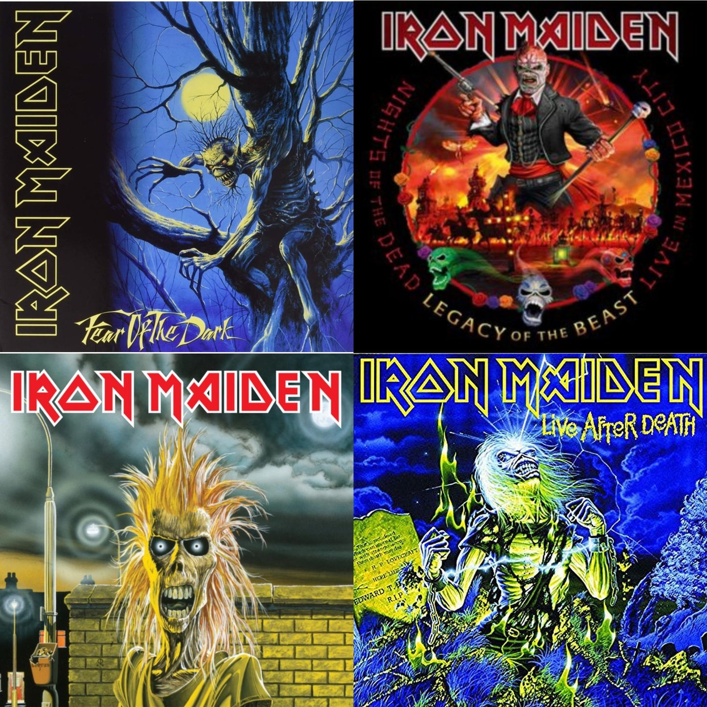 Fear Of The Dark & Nights Of The Dead, Legacy Of The Beast: Live In Mexico City (X) (3LP/180G) & Iron Maiden (2015 Remaster) & Live After Death