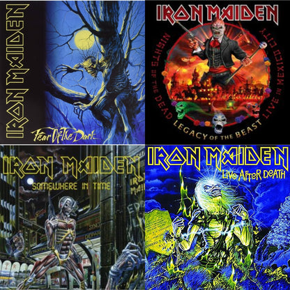 Fear Of The Dark & Nights Of The Dead, Legacy Of The Beast: Live In Mexico City (X) (3LP/180G) & Somewhere In Time & Live After Death