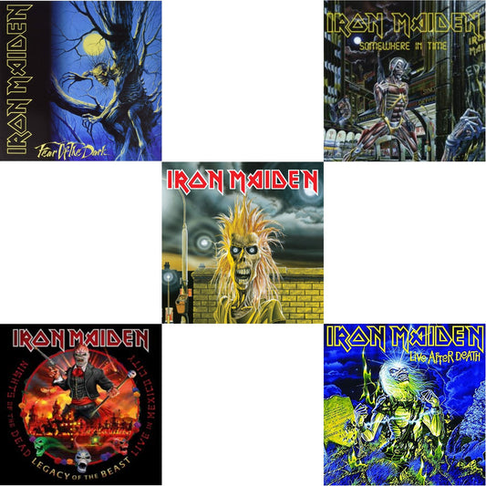 Fear Of The Dark & Nights Of The Dead, Legacy Of The Beast: Live In Mexico City (X) (3LP/180G) & Iron Maiden (2015 Remaster) & Somewhere In Time & Live After Death