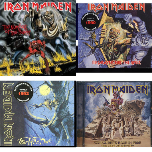 Number Of Beast & No Prayer For The Dying & Fear Of The Dark & Somewhere Back In Time: Best Of 1980 -1989