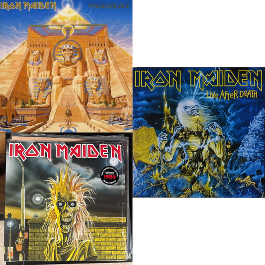 Powerslave (180G) (2015 Remaster) & Iron Maiden (2015 Remaster) & Live After Death