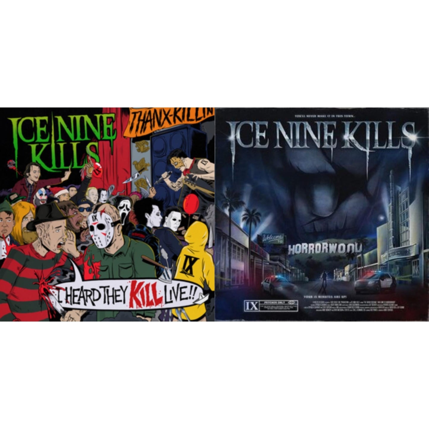 I Heard They Kill Live (2LP/Neon Green Marble Vinyl) & Welcome To Horrorwood: The Silver Scream 2 (2LP)