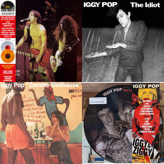 Live In Berlin (1991) (2LP/Deluxe/Marble Neon Vinyl) & Idiot & Zombie Birdhouse & Iggy & Ziggy: Cleveland 77