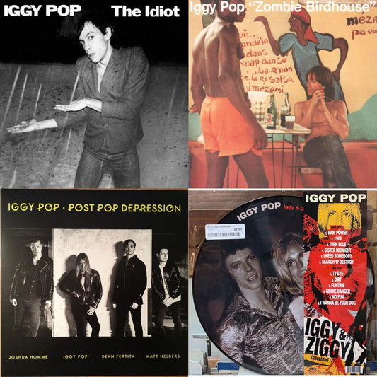 Idiot & Zombie Birdhouse & Post Pop Depression (180G/Dl Card) & Iggy & Ziggy: Cleveland 77