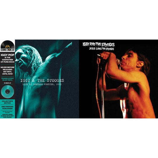 Live At Lokerse Feesten, 2005 (Translucent Blue LP Vinyl) & Jesus Loves The Stooges (Black/Gold Splatter LP Vinyl)