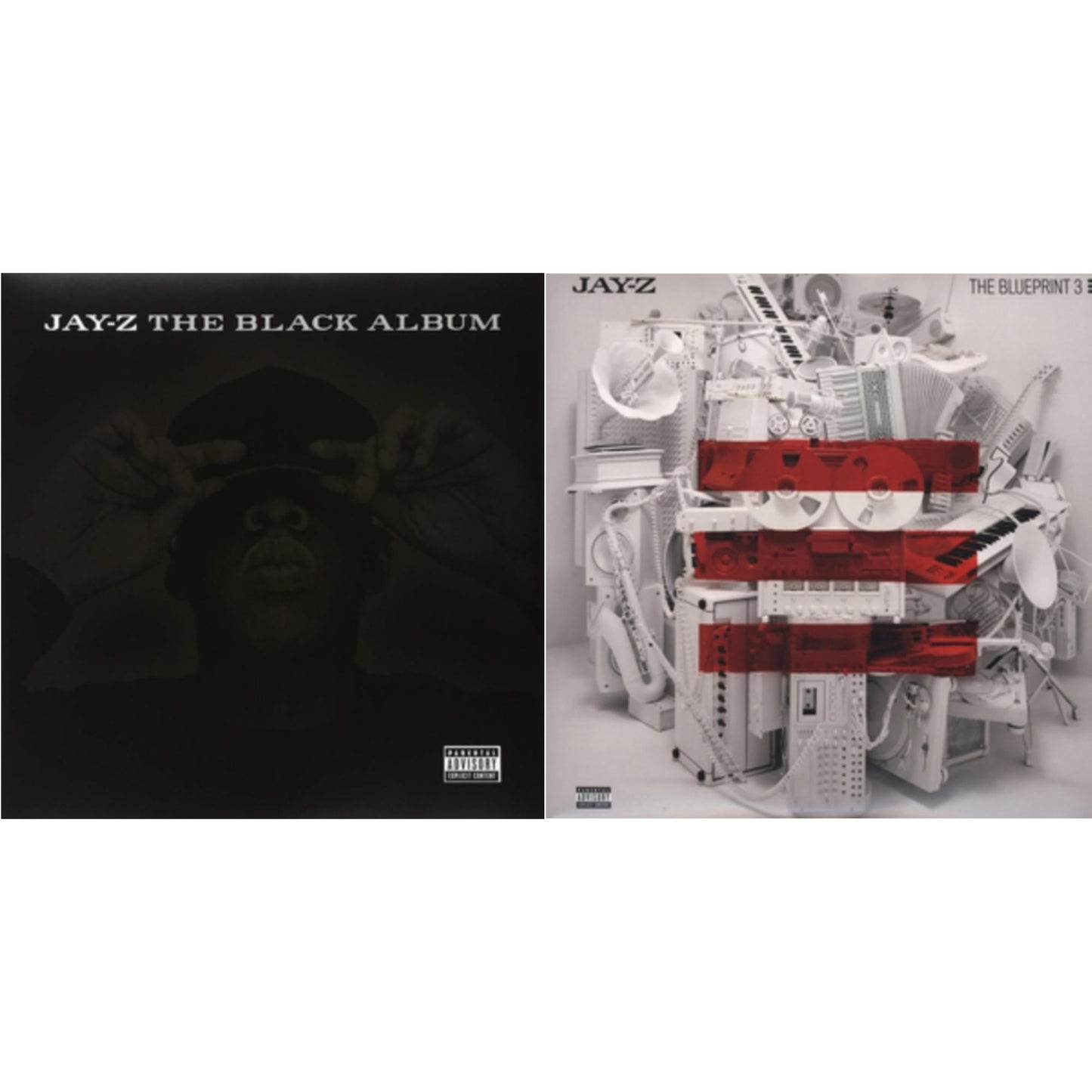 Jay-Z - Blueprint 3 (Exp) & Black Album - LP Vinyl Bundle