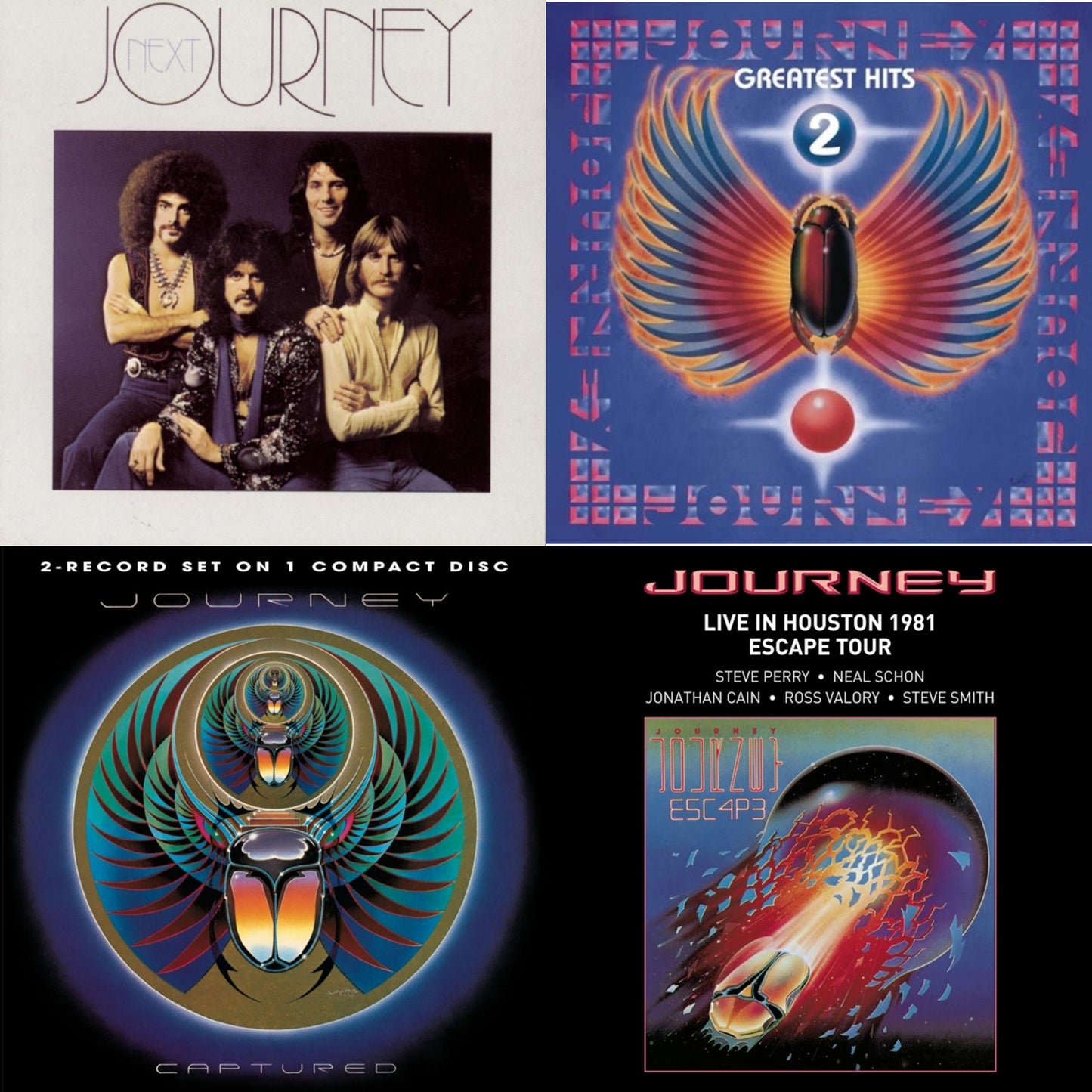 Next & Journey's Greatest Hits Vol.2 & Captured & Live In Houston 1981: The Escape Tour
