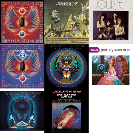 Greatest Hits & Journey & Next & Journey's Greatest Hits Vol.2 & Captured & Playlist: Journey Greatest Hits Live & Frontiers & Live In Houston 1981: The Escape Tour