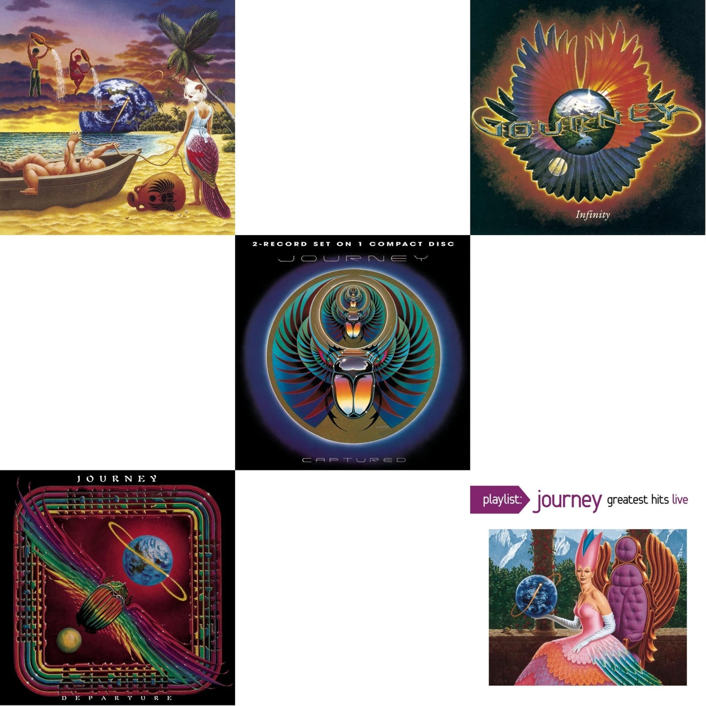 Trial By Fire & Departure & Captured & Infinity & Playlist: Journey Greatest Hits Live