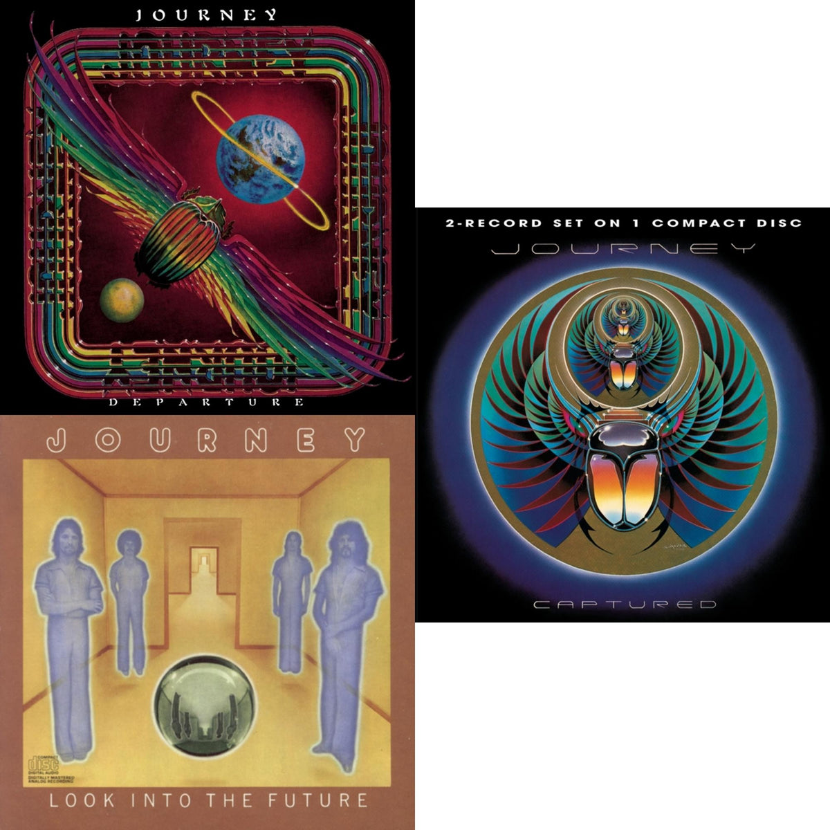 Journey - Look Into The Future & Departure & Captured - CD Bundle