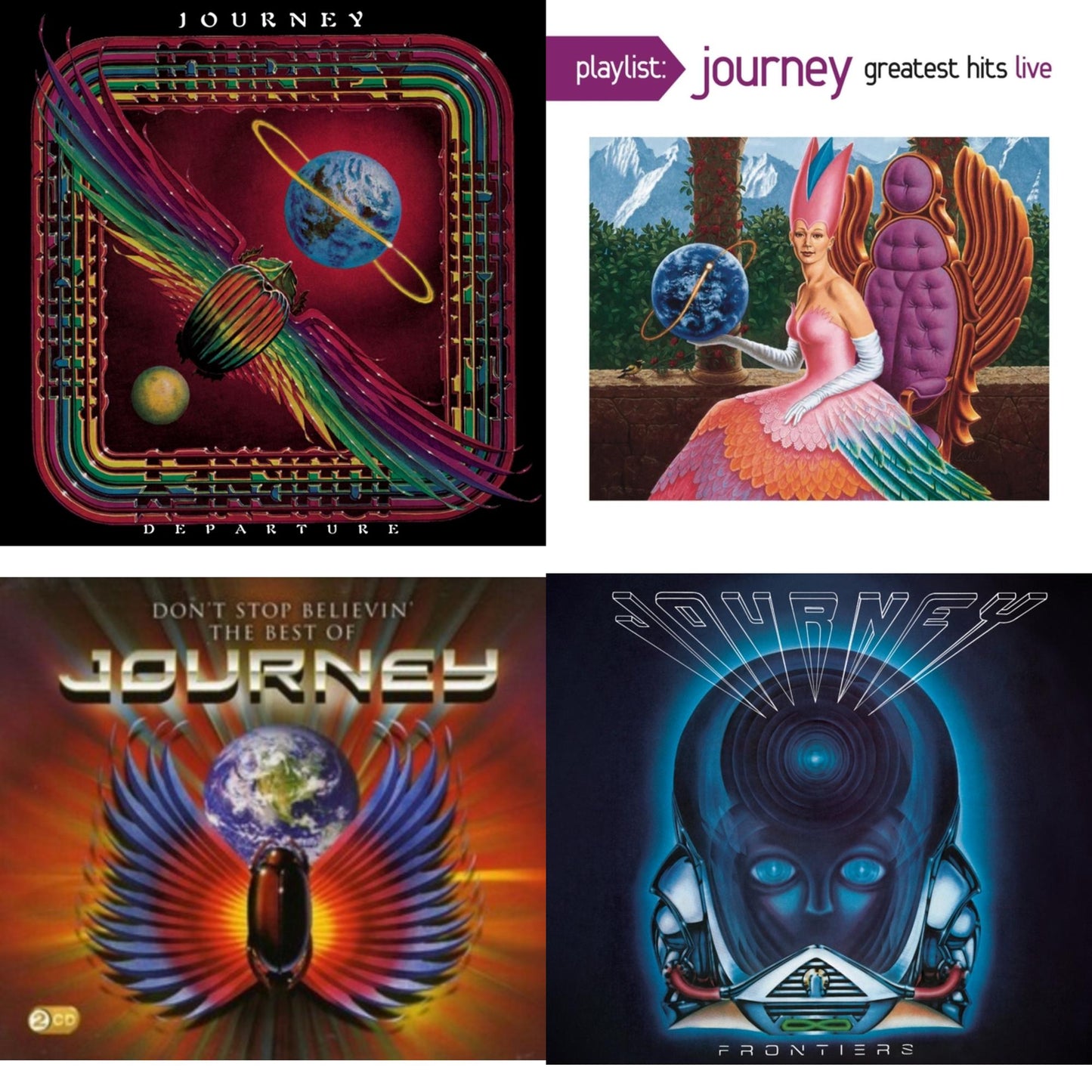 Departure & Dont Stop Believin: Best Of & Playlist: Journey Greatest Hits Live & Frontiers
