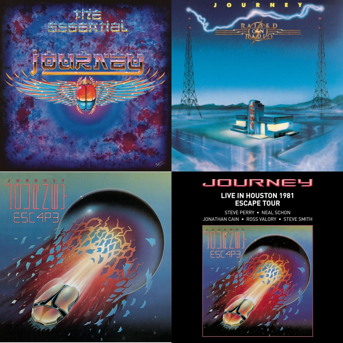 Essential Journey & Raised On Radio & Escape & Live In Houston 1981: The Escape Tour