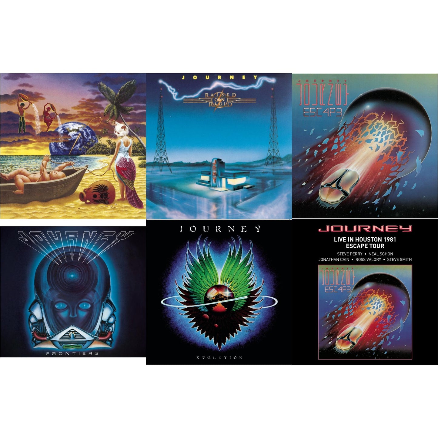 Trial By Fire & Raised On Radio & Escape & Frontiers & Evolution & Live In Houston 1981: The Escape Tour