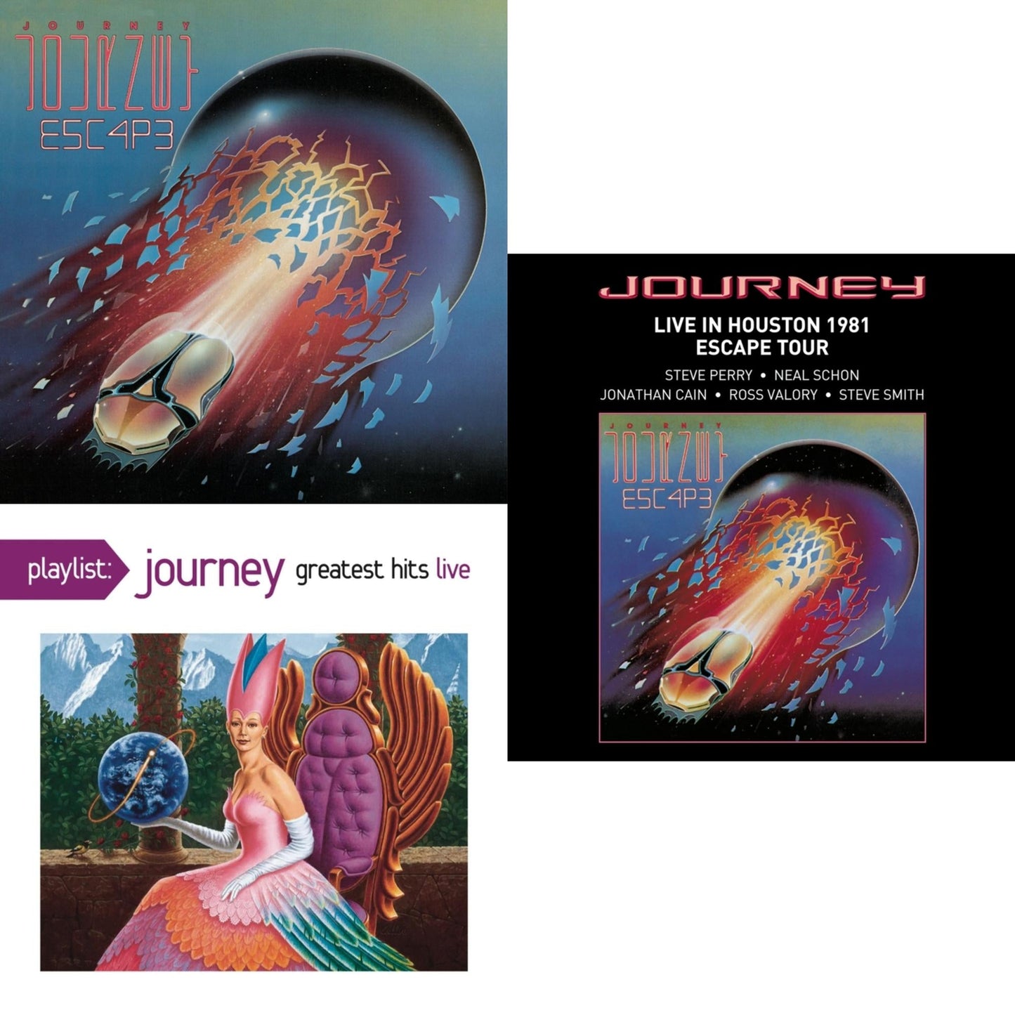 Escape & Playlist: Journey Greatest Hits Live & Live In Houston 1981: The Escape Tour