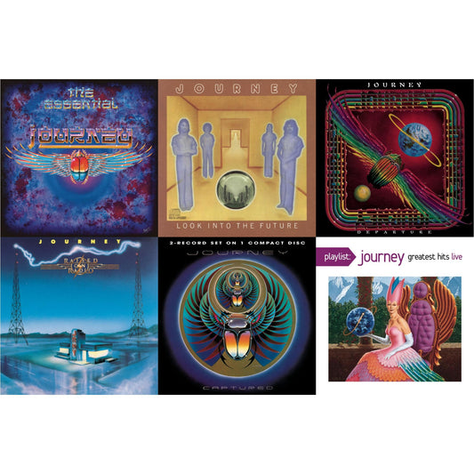Essential Journey & Look Into The Future & Departure & Raised On Radio & Captured & Playlist: Journey Greatest Hits Live