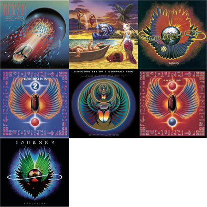 Greatest Hits & Trial By Fire & Journey's Greatest Hits Vol.2 & Captured & Infinity & Escape & Evolution