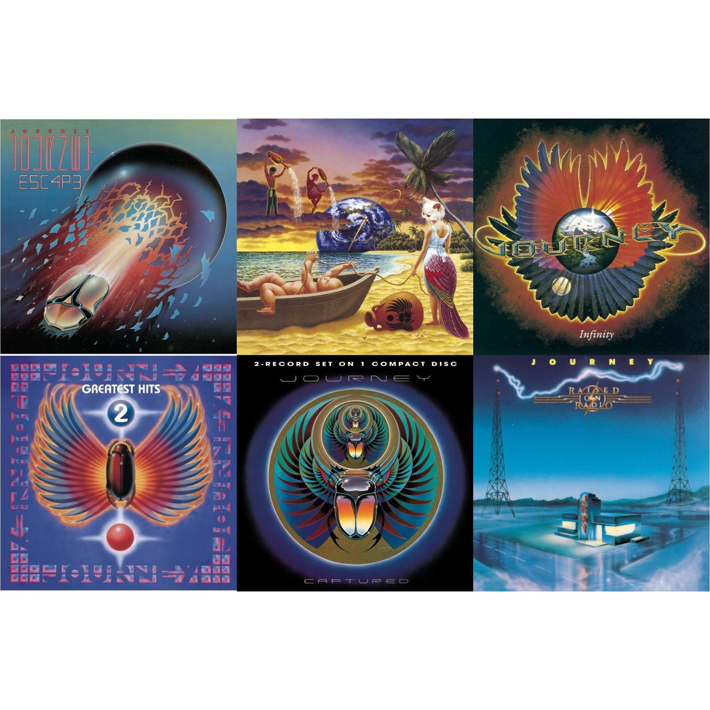 This is a 6 CD SKU bundle.
1.This CD is brand new.Format: CDMusic Style: Arena RockThis item's title is: EscapeArtist: JourneyLabel: SONY SPECIAL MARKETINGBarcode: 888430566729Release Date: 3/24/2014
2.This CD is brand new.