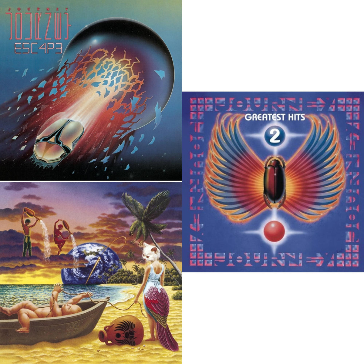 Trial By Fire & Journey's Greatest Hits Vol.2 & Escape