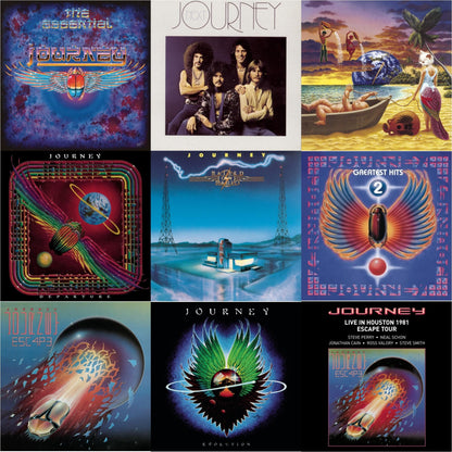 Essential Journey & Next & Trial By Fire & Departure & Raised On Radio & Journey's Greatest Hits Vol.2 & Escape & Evolution & Live In Houston 1981: The Escape Tour