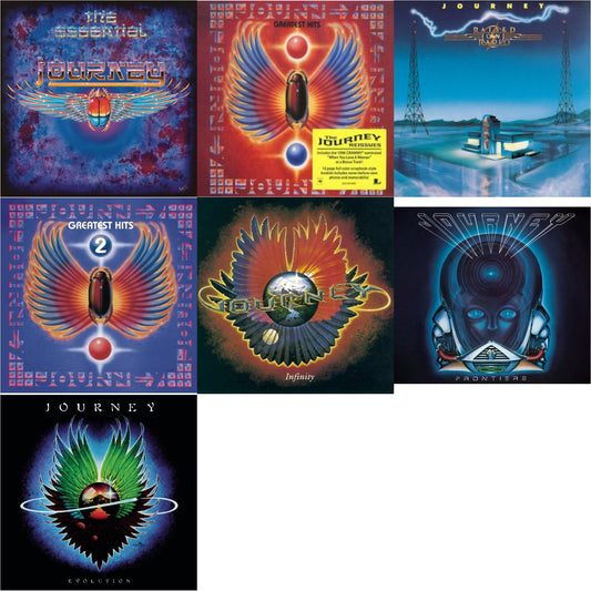 Essential Journey & Greatest Hits & Raised On Radio & Journey's Greatest Hits Vol.2 & Infinity & Frontiers & Evolution