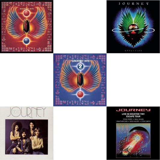 Greatest Hits & Next & Journey's Greatest Hits Vol.2 & Evolution & Live In Houston 1981: The Escape Tour