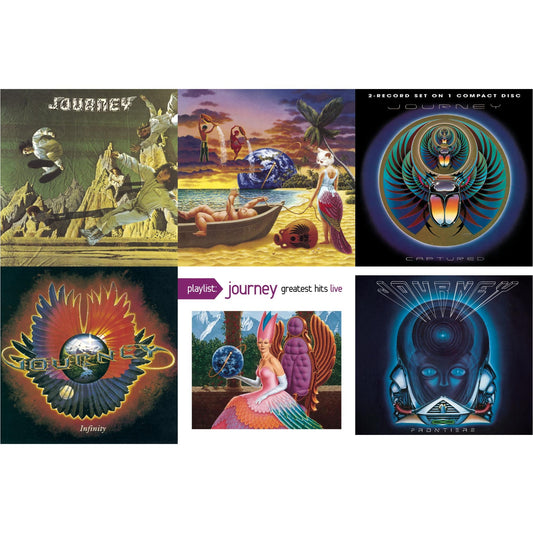 Journey & Trial By Fire & Captured & Infinity & Playlist: Journey Greatest Hits Live & Frontiers