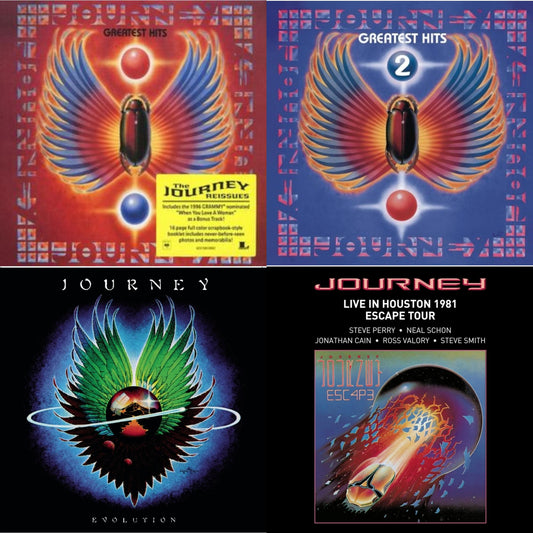 Greatest Hits & Journey's Greatest Hits Vol.2 & Evolution & Live In Houston 1981: The Escape Tour