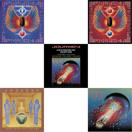 Greatest Hits & Look Into The Future & Journey's Greatest Hits Vol.2 & Escape & Live In Houston 1981: The Escape Tour