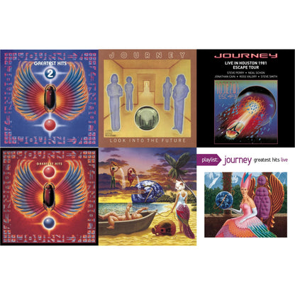 This is a 6 CD SKU bundle.
1.This CD is brand new.Format: CDMusic Style: Folk RockThis item's title is: Journey's Greatest Hits Vol.2Artist: JourneyLabel: Stiff RecordsBarcode: 886977798627Release Date: 11/1/2011
2.This CD is brand new.