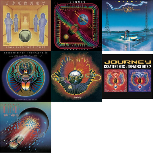 Look Into The Future & Departure & Raised On Radio & Captured & Infinity & Greatest Hits 1 & 2 & Escape