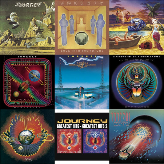 Journey & Look Into The Future & Trial By Fire & Departure & Raised On Radio & Captured & Infinity & Greatest Hits 1 & 2 & Escape
