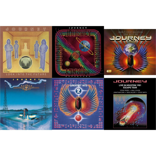 Look Into The Future & Departure & Dont Stop Believin: Best Of & Raised On Radio & Journey's Greatest Hits Vol.2 & Live In Houston 1981: The Escape Tour