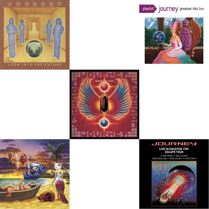 Greatest Hits & Look Into The Future & Trial By Fire & Playlist: Journey Greatest Hits Live & Live In Houston 1981: The Escape Tour
