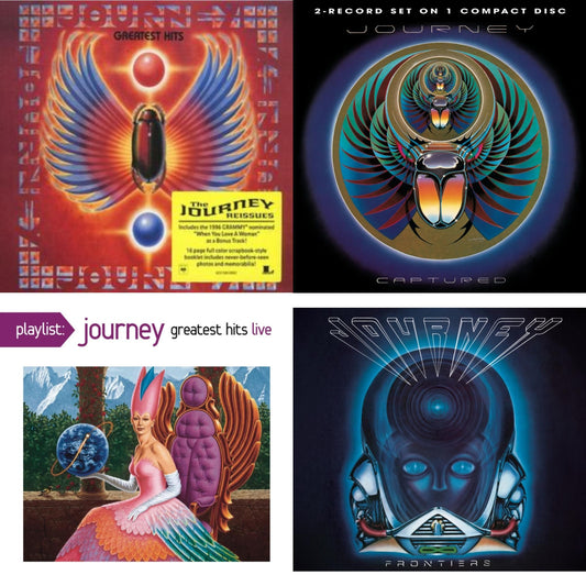 Greatest Hits & Captured & Playlist: Journey Greatest Hits Live & Frontiers