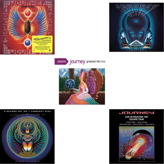 Greatest Hits & Captured & Playlist: Journey Greatest Hits Live & Frontiers & Live In Houston 1981: The Escape Tour